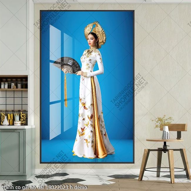 tranh co gai ao dai 18022023 h